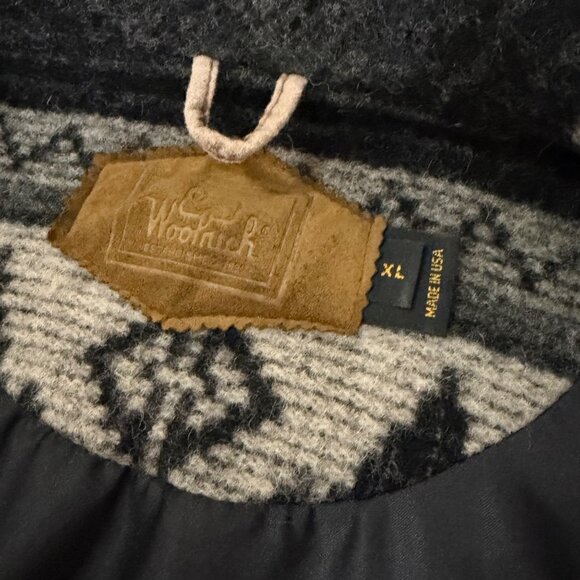 Vintage WOOLRICH Wool Blend Southwestern Button Down Lined Vest Pockets Mens XL - Picture 3 of 9